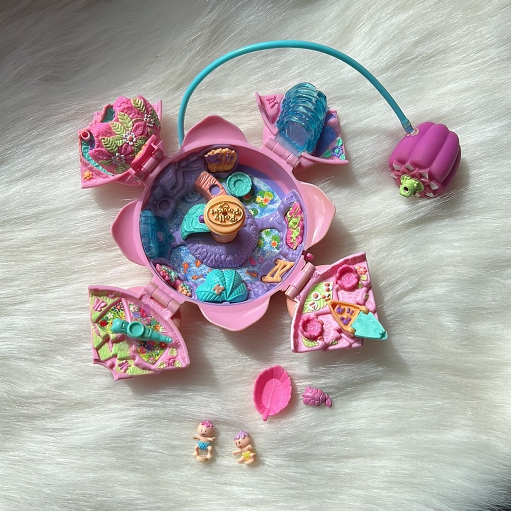 Vtg. 1996 Polly pocket fountain fantasy bluebird - Picture 5 of 8